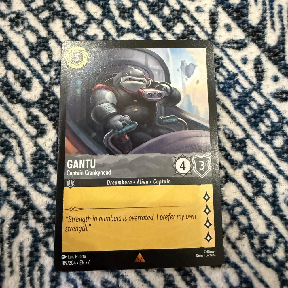 Gantu Card - Black and Gray